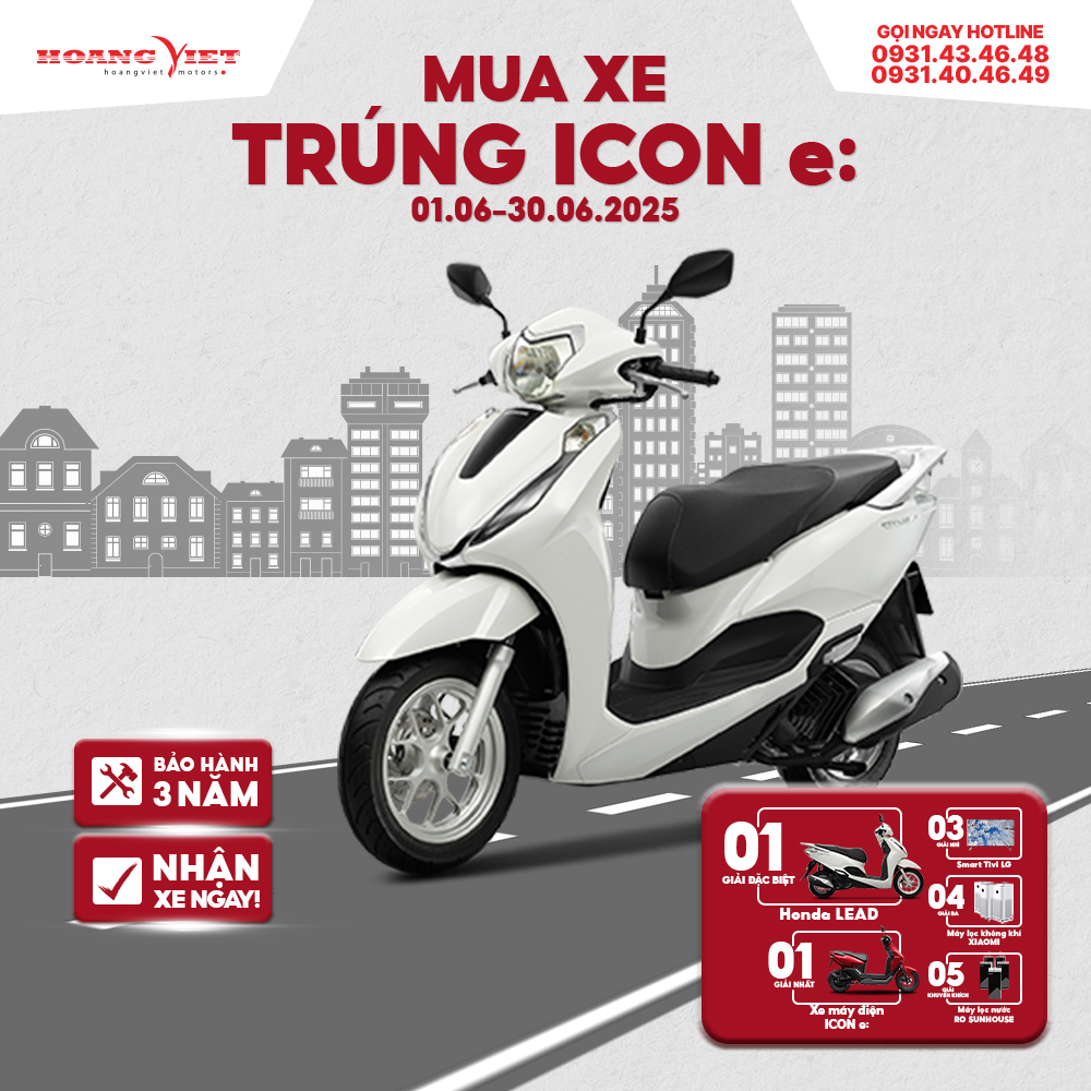 Xe máy Honda Lead 125cc 2025 - Phiên Bản Tiêu Chuẩn