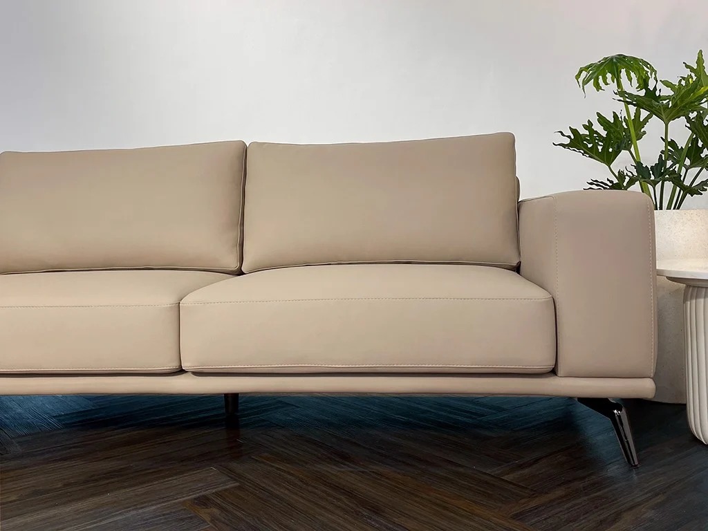 Sofa băng phòng khách Cason Tundo bọc da cao cấp