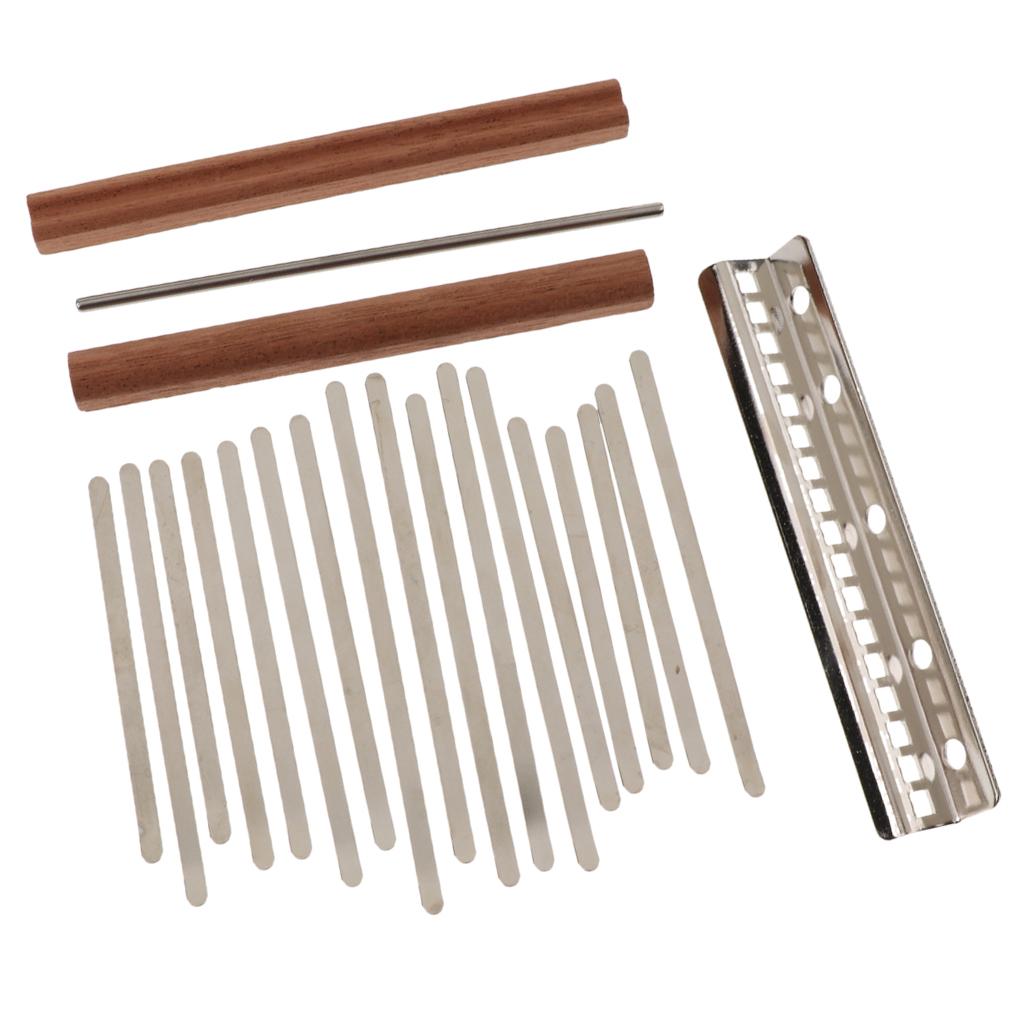 Sunnimix Tinh Tế 17 Phím Kalimba Thay Thế Thép Phím + Cầu