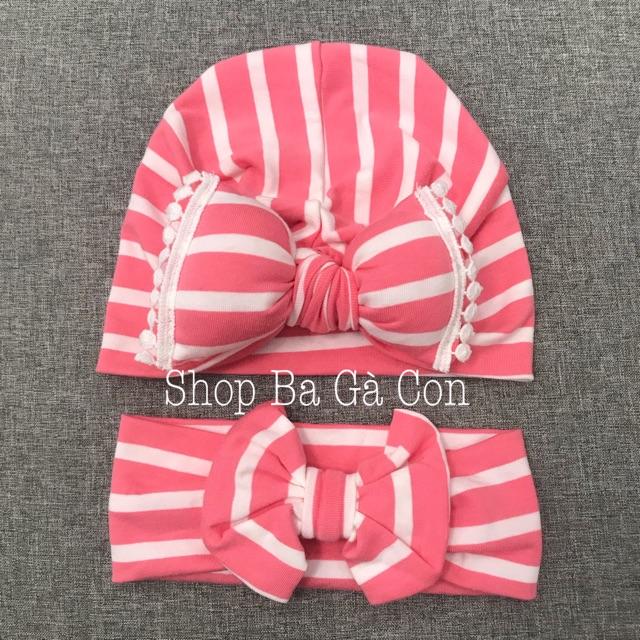 Set turban cho bé