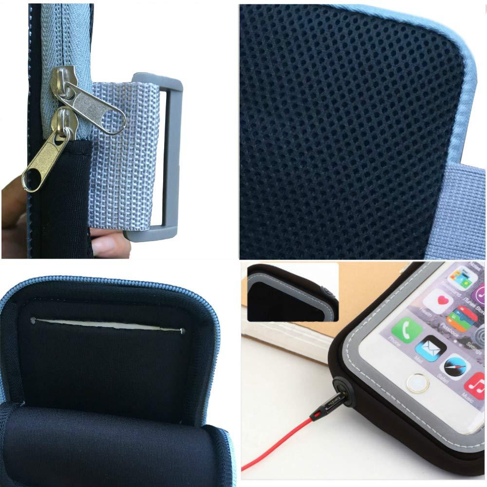 Băng tay thể thao, áo khoác đeo tay cổ tay điện thoại thông minh điện thoại di động 6,2 inch