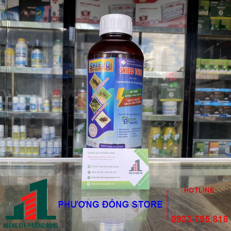 Thuốc diệt muỗi và côn trùng Shield 101ec(chai pet)-100ml