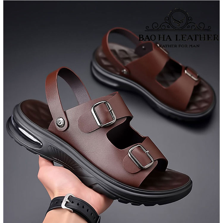 Dép nam quai ngang khóa cài BHD2308