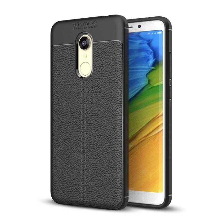 Ốp lưng Xiaomi Redmi 5 Plus silicon giả da Auto Focus