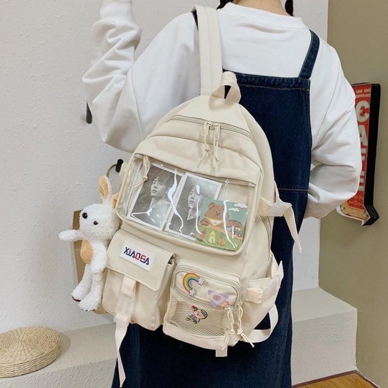 Balo Đi Học Uzllang Thời Trang Giá Rẻ Nhiều Ngăn XIADEA