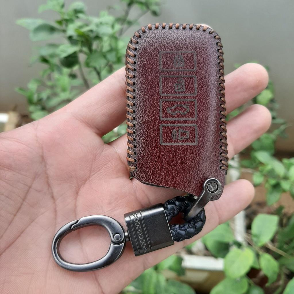 Bao da chìa khoá Lexus handmade da thật - Lexus RX, LX, GX, NX, ES da bò thật, bảo hành 2 năm