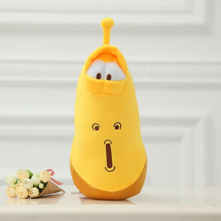Gấu bông ấu trùng tinh nghịch – Màu vàng – Size 60 cm – Quà tặng thú nhồi bông lavar siêu dễ thương – Gối ôm sâu tinh nghịch cho bé ngủ ngon
