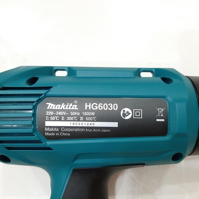 Máy Khò Nhiệt Thổi Hơi Nóng 1800W MAKITA HG6030K- Chính Hãng