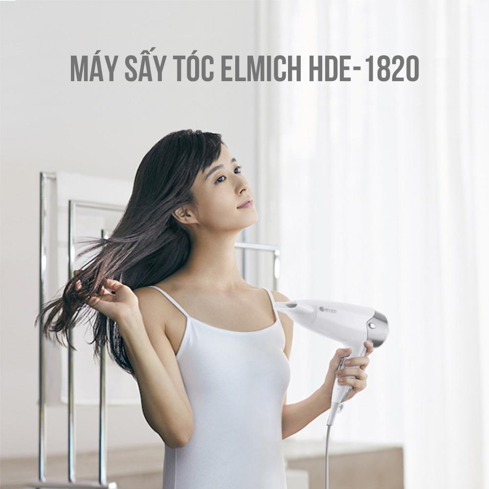 Máy Sấy Tóc Elmich HDE-1820 - Công Suất 1100W - Hàng Chính Hãng
