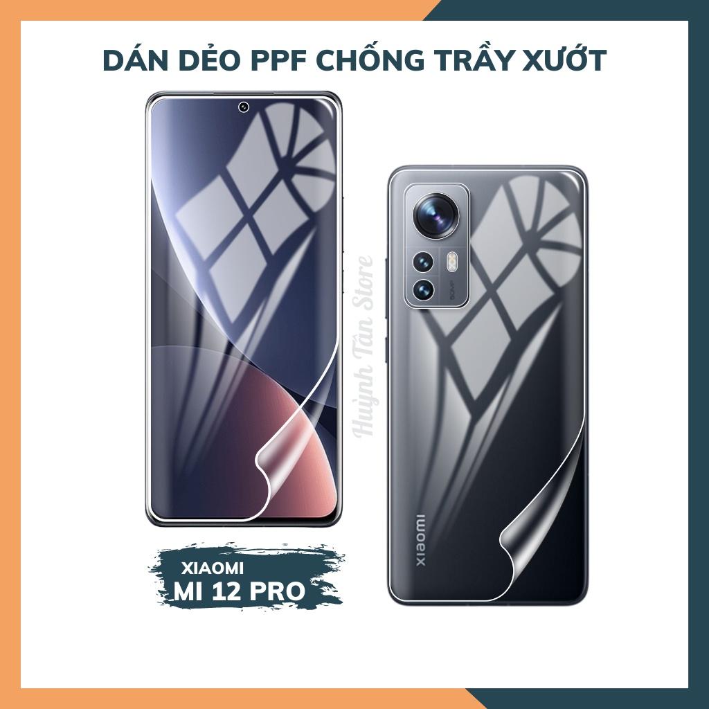 Dán dẻo ppf mi 12 ,mi 12X, mi 12 pro 5g trong suốt hoặc nhám, chống trầy xướt, giữ nguyên vẻ đẹp