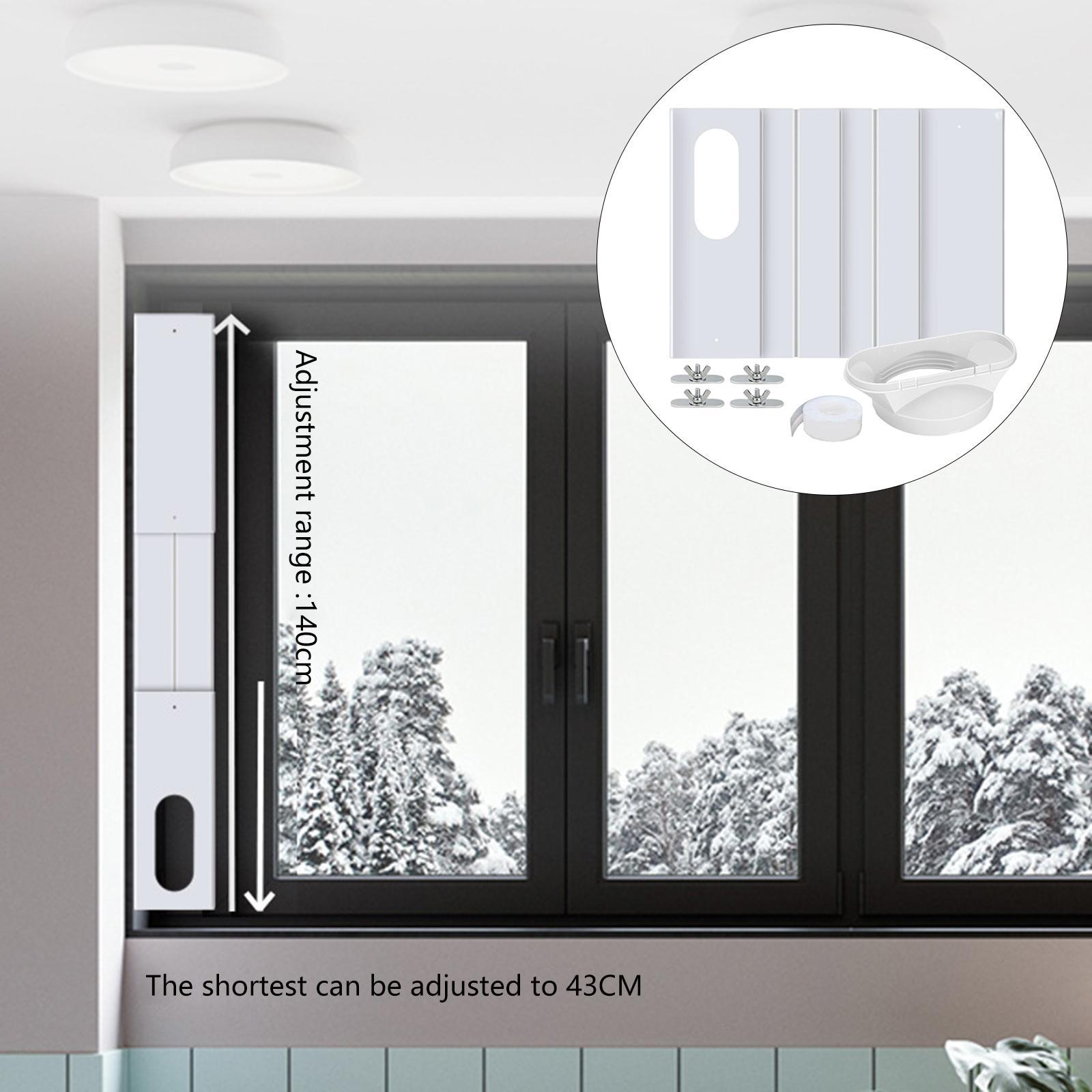 Portable Air Conditioner Window Kit Adjustable Sealing seal Kit for Exhaust Hose