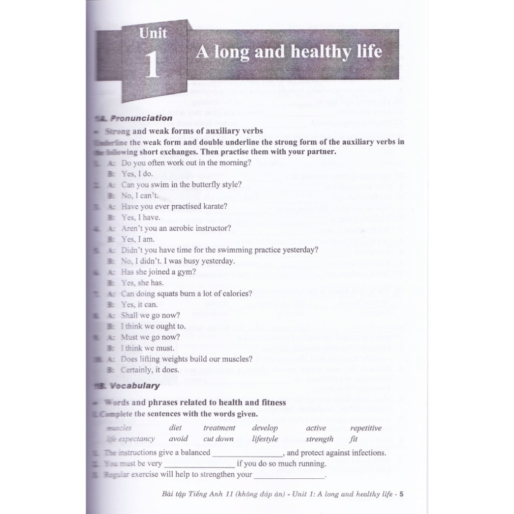 Sách - Bài Tập Tiếng Anh Lớp 11