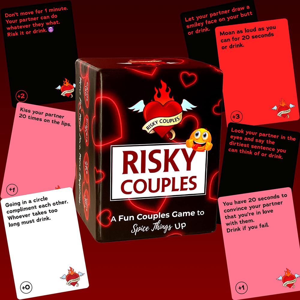 Bộ bài Risky Couples dành cho cặp đôi nhiều thử thách nóng bóng và câu hỏi thấu hiểu đối phương