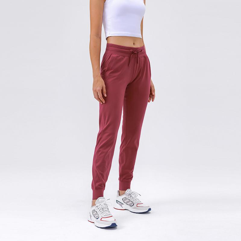 2021 Phụ Nữ Mới Của Quần Thể Thao Chạy Bộ Thời Trang Quần Rời Quần Jogger Phù Hợp Với Áo Nữ Dây Rút Tập Yoga Dài Thấm Hút Mồ Hôi Cho Nam
