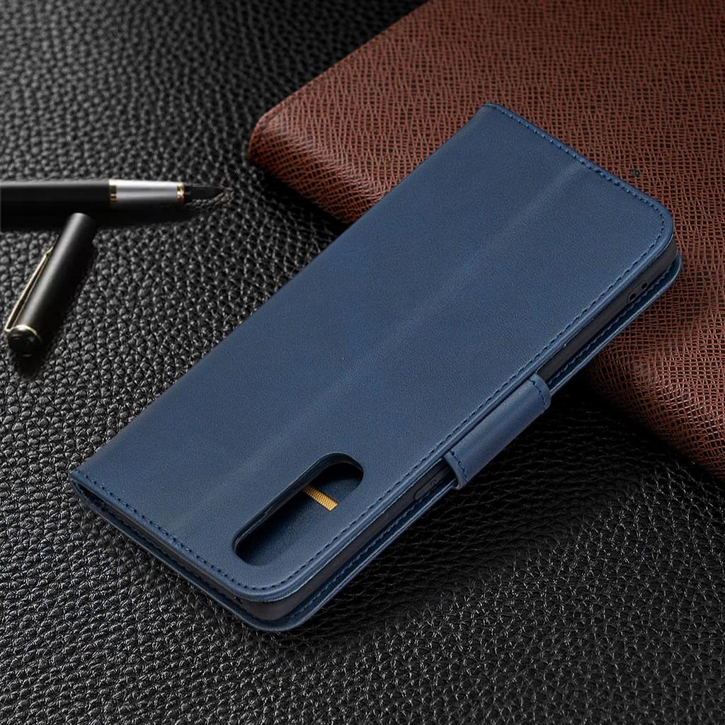 Ốp lưng da ví gập cho Oppo Reno4 Reno3 Pro Find X2 Pro Find X2 Neo Find X2 Lite
