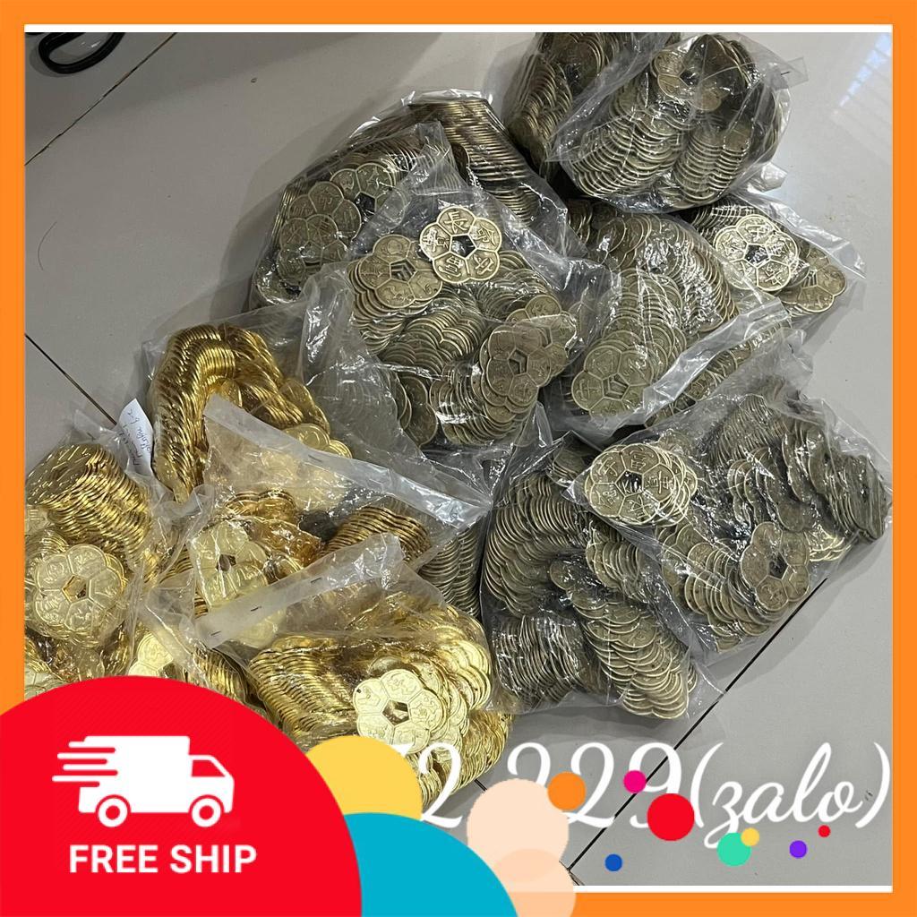 Xu Hoa Mai, Xu phong thủy, Xu tài lộc , Xu may mắn, Hoa mai 5 cánh