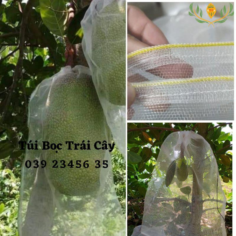 100 Cái Túi Lưới Cước Thái Bao Bọc Trái Mít Kích Thước 50*70cm - Túi Bọc Trái Cây