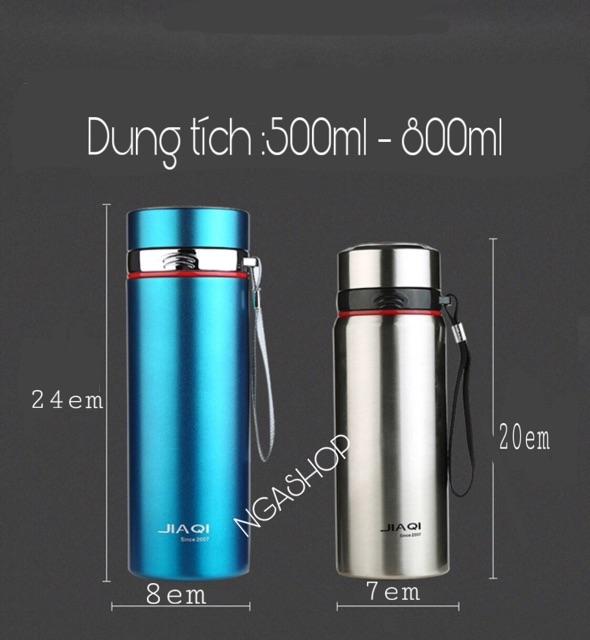 BÌNH NƯỚC -BÌNH GIỮ NHIỆT INOX 500ml ,800ml