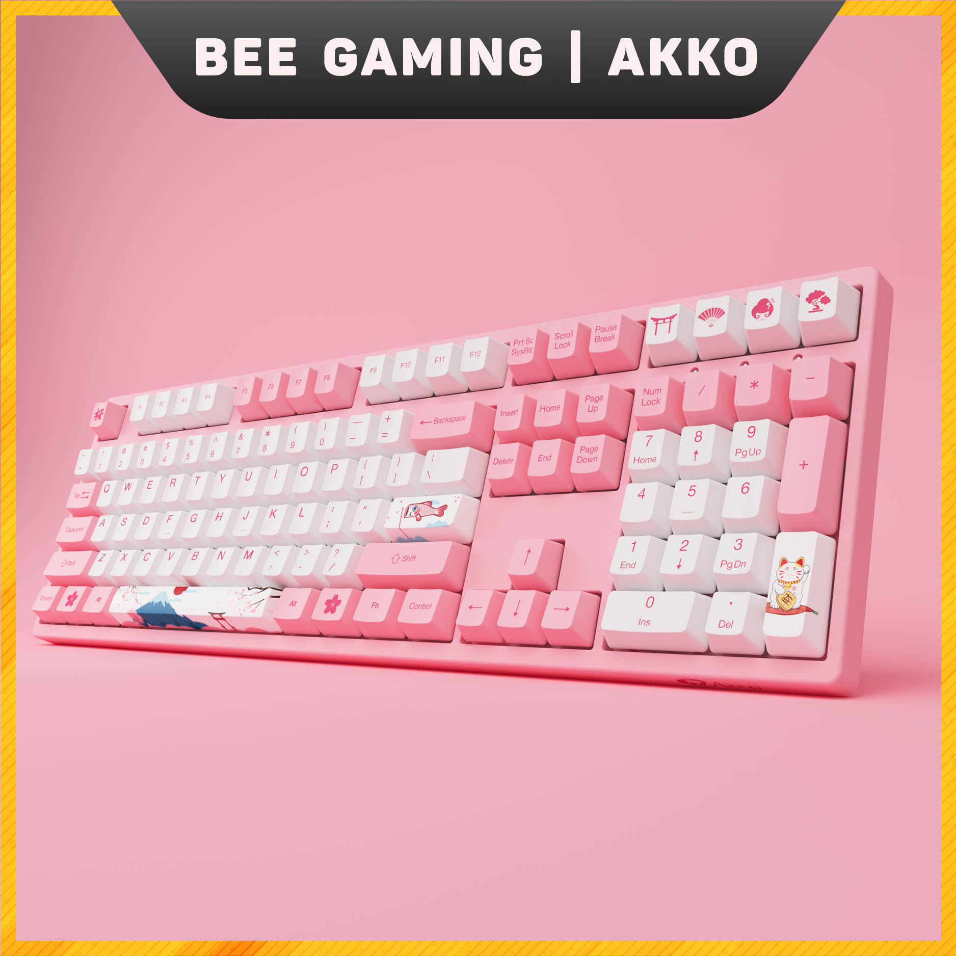 Bàn phím cơ AKKO 3108 World Tour Tokyo (108 nút / AKKO Switch v3) - Hàng chính hãng lỗi 1 đổi 1 trong 12 tháng