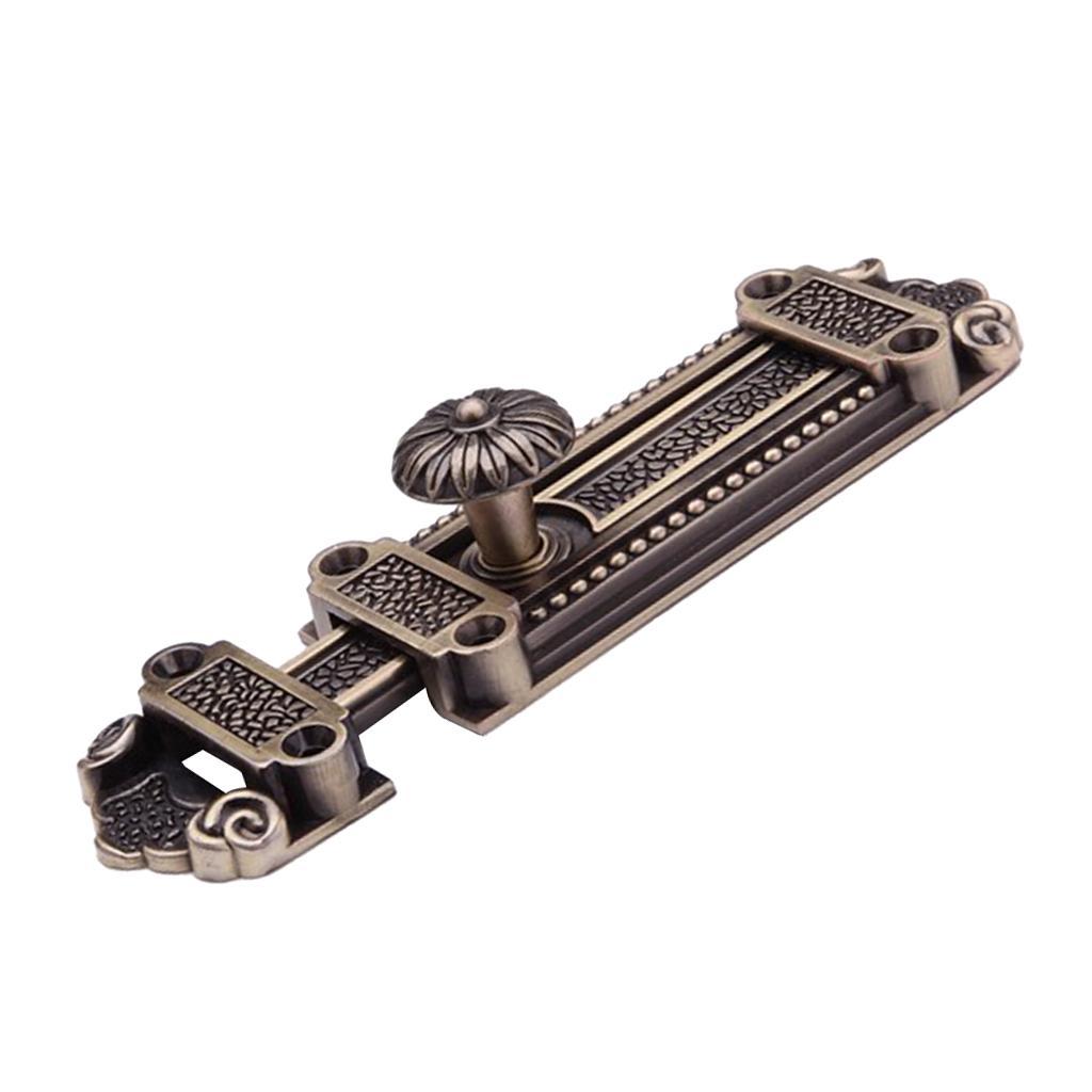 2 Packs 5-Inch Slide Latch Lock Door Safety Door Latch Slide Lock-12 Screws