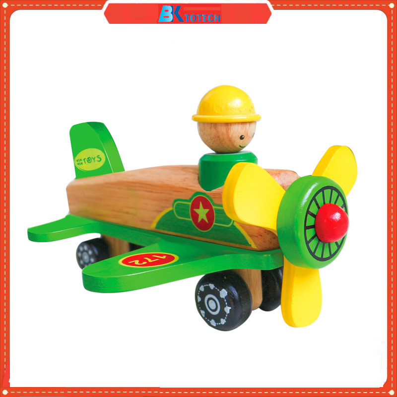 Đồ chơi mô hình xe, Máy bay quân sự - Đồ chơi gỗ Winwintoys