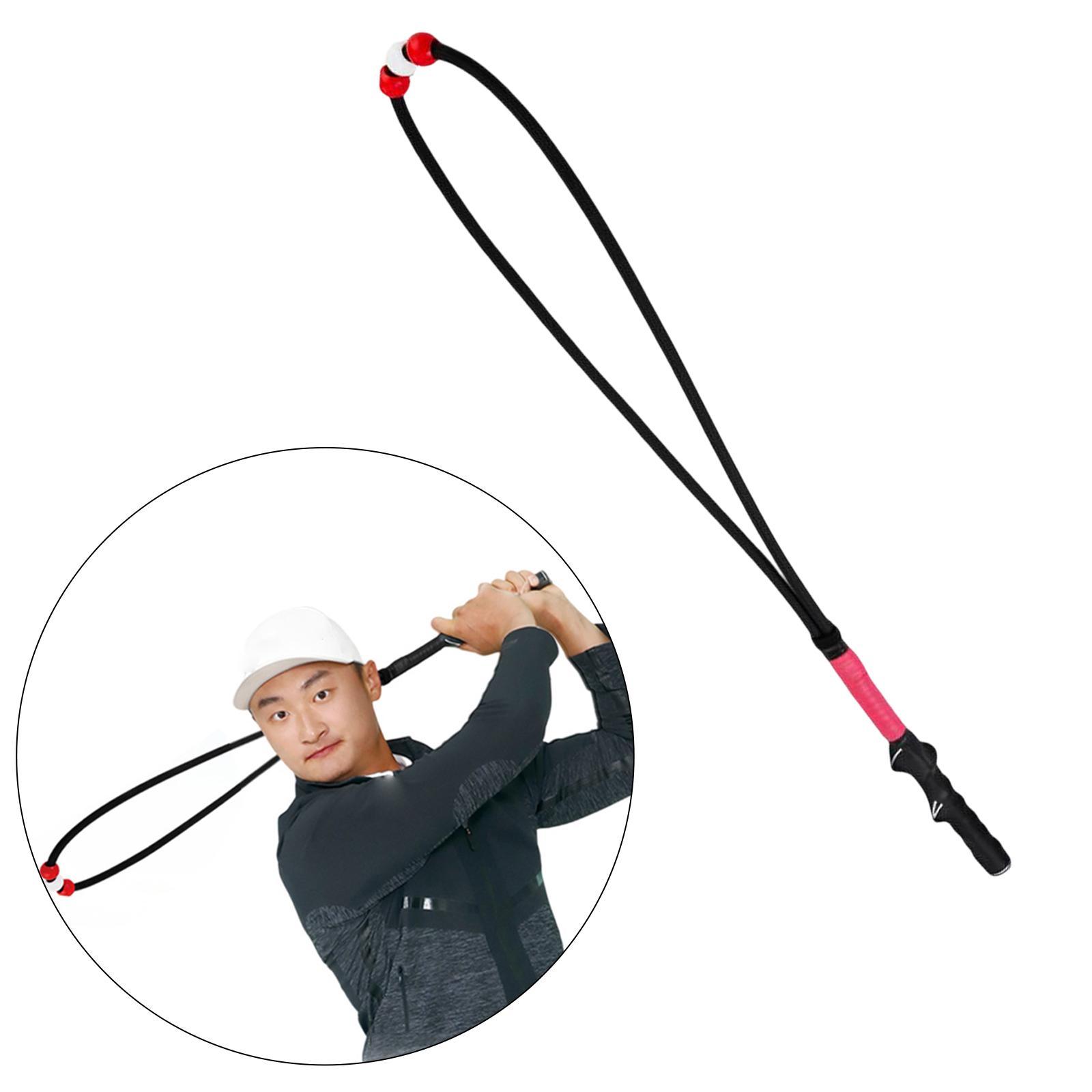 Portable Golf Swing Training Aid Practice Rope Trainer for Women Men