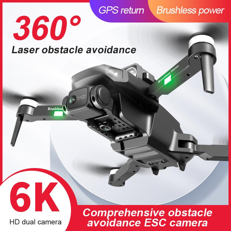 RG101 Pro GPS DRONE 6K Camera HD kép Gimbal Chụp ảnh trên không chổi trơn Tránh Trận đấu trực thăng có thể gập lại RC Quad Quad Màu