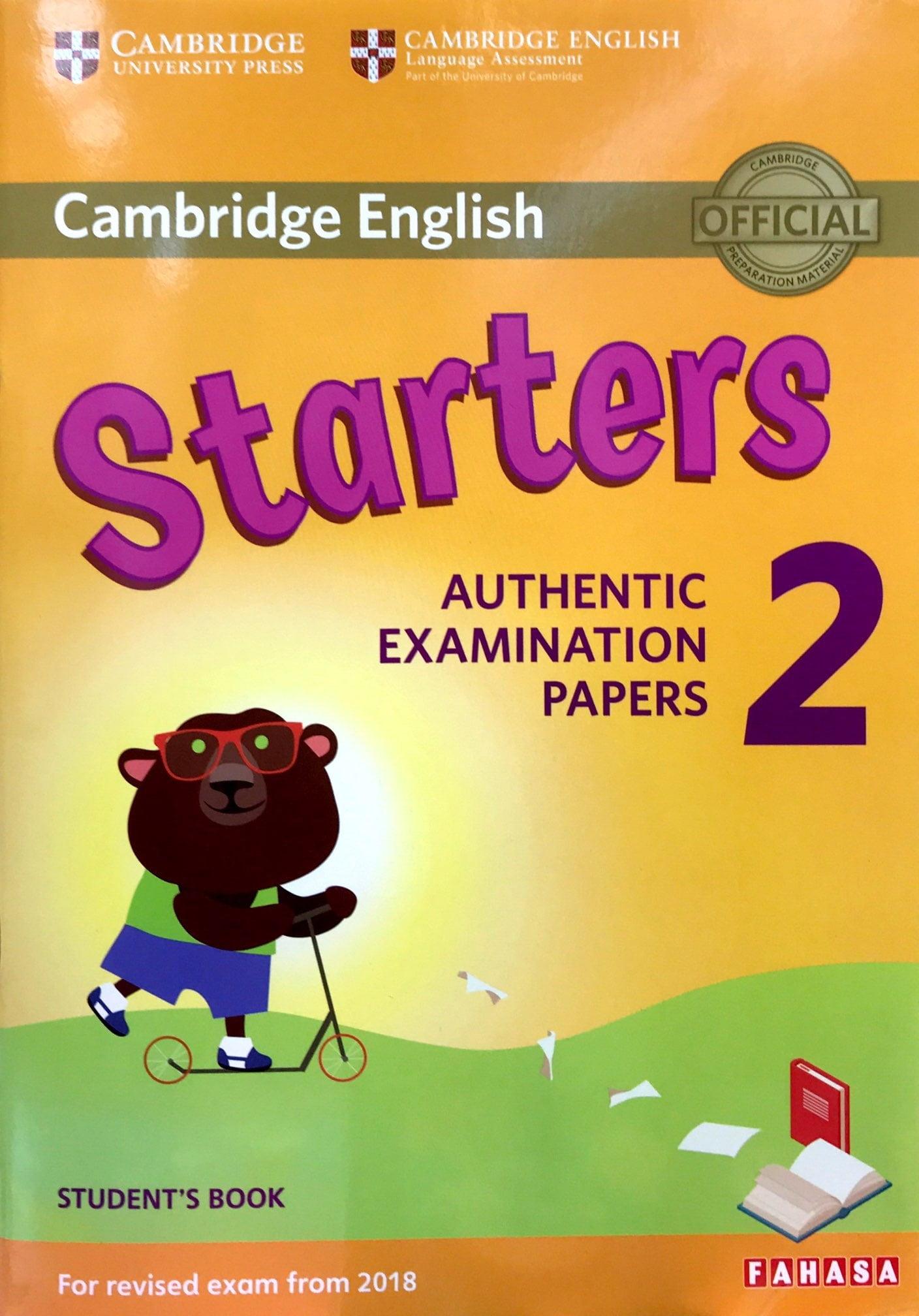 Hình ảnh Cambridge English Starters 2 for Revised Exam From 2018 Student's Book