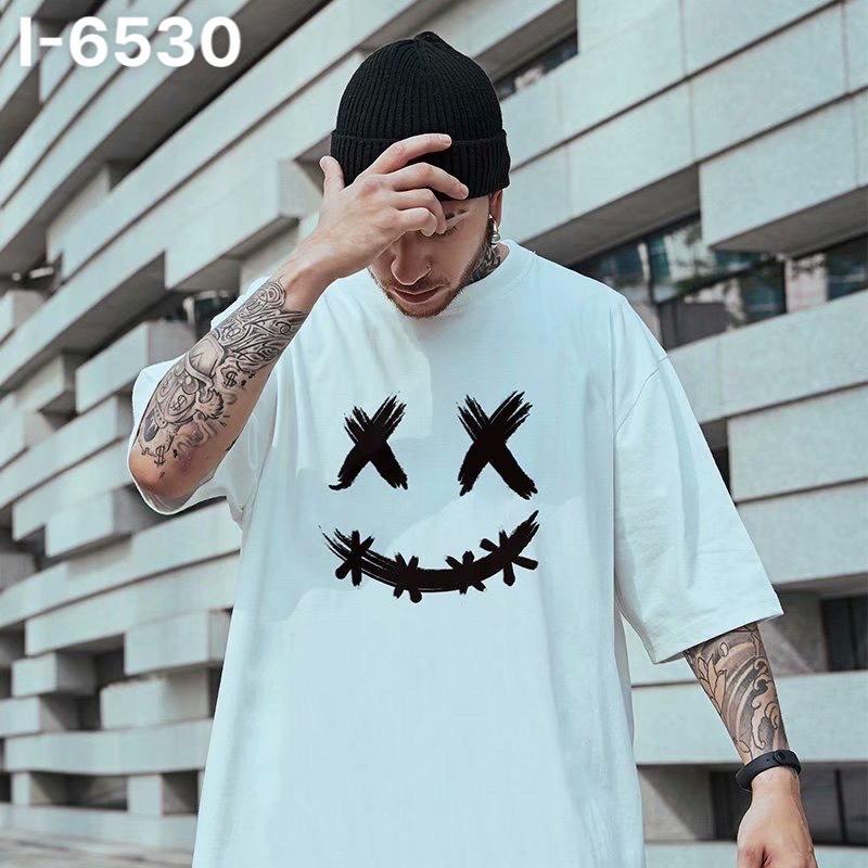 Áo Thun Nam Unisex Họa Tiết Miệng Cười X X