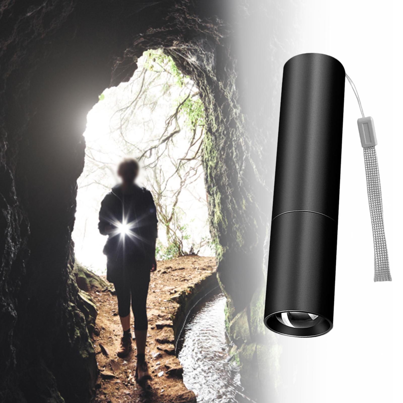 LED Flashlight Small Flashlights High Lumens Handheld Flashlight Waterproof Searchlight Torch Light with Lanyard for Outdoor Fishing Camping