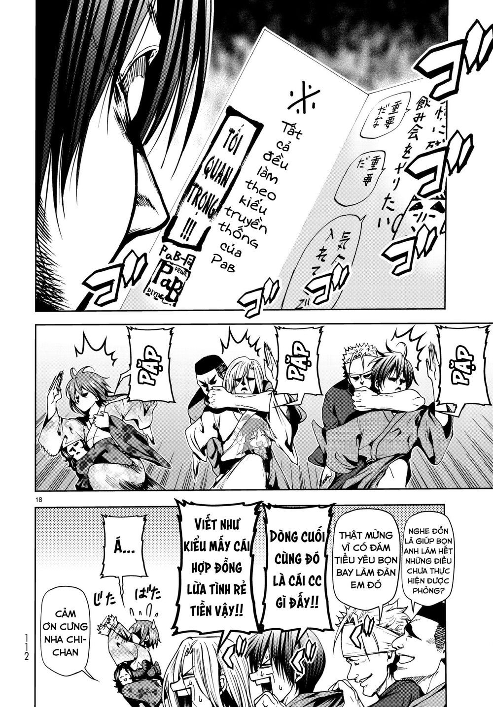 cô gái thích lặn - grand blue chapter 46 18