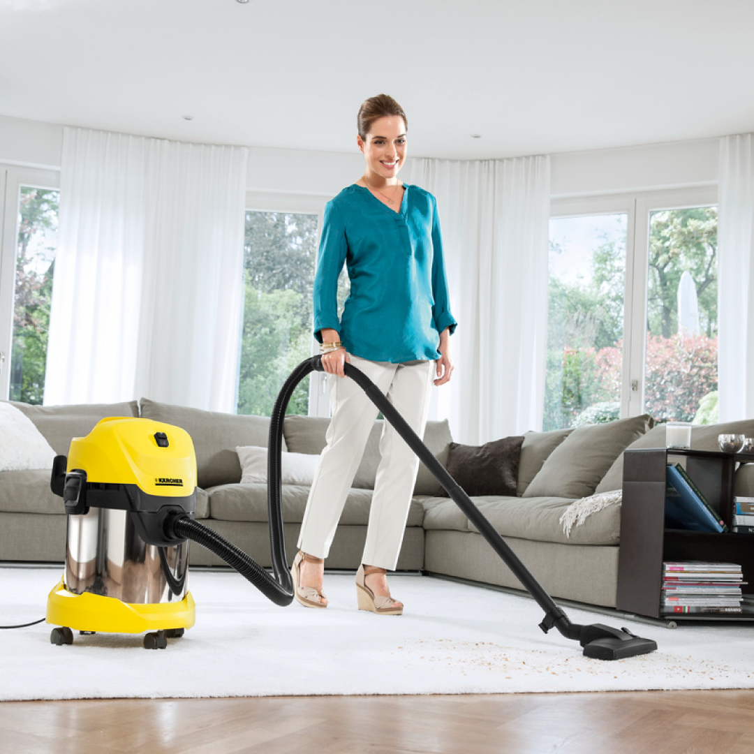 Máy hút bụi khô &amp; ướt cao cấp Karcher WD 3 Premium - Hàng chính hãng