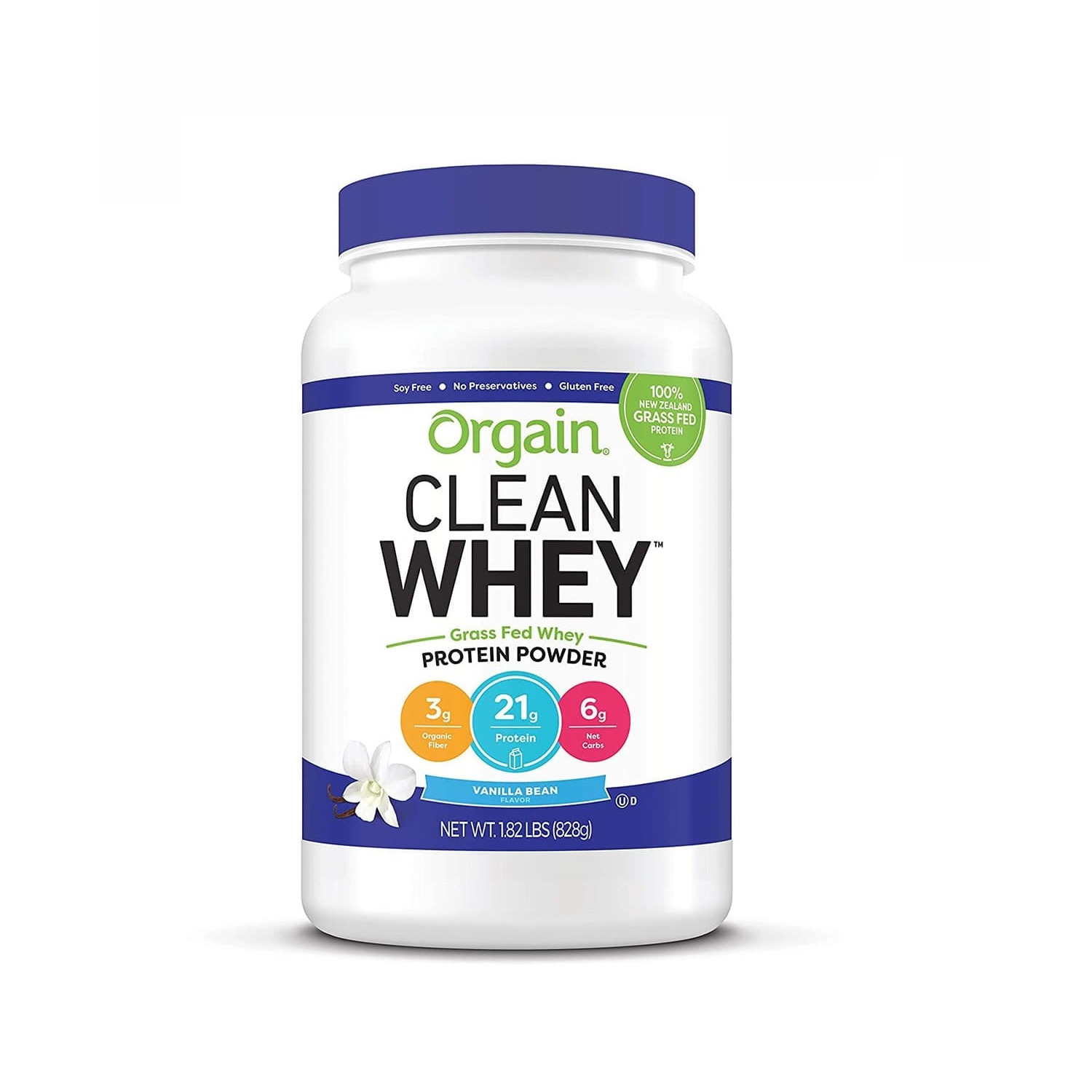 Bột sữa Whey Protein Orgain Clean Whey 828g hương Vanilla