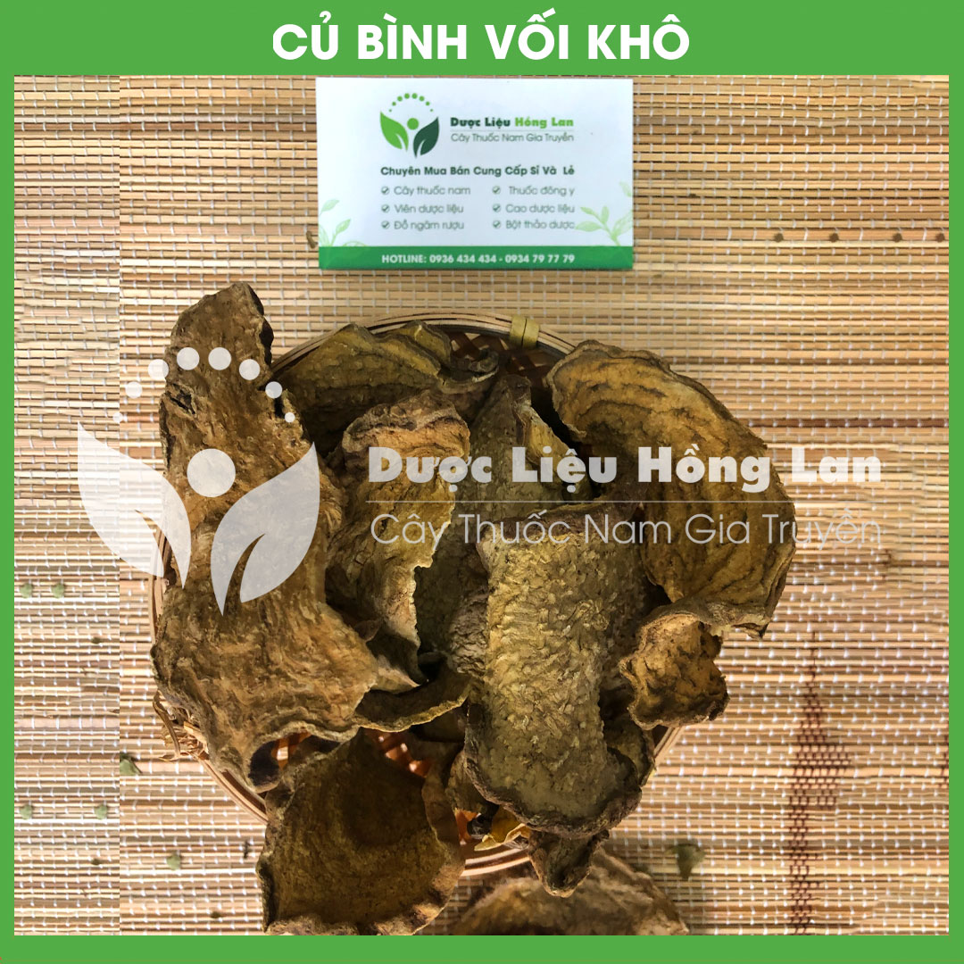 Củ Bình Vôi khô sạch đóng gói 1kg