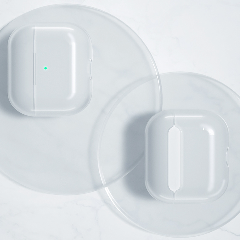 Bao Case Ốp PC Trong Suốt bảo vệ dành cho AirPods 3