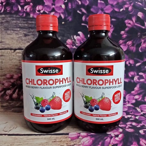 Nước diệp lục cô đặc Swisse Chlorophyll giàu chất chống oxy hóa, tăng cường năng lượng và sức khỏe làn da - Massel Official