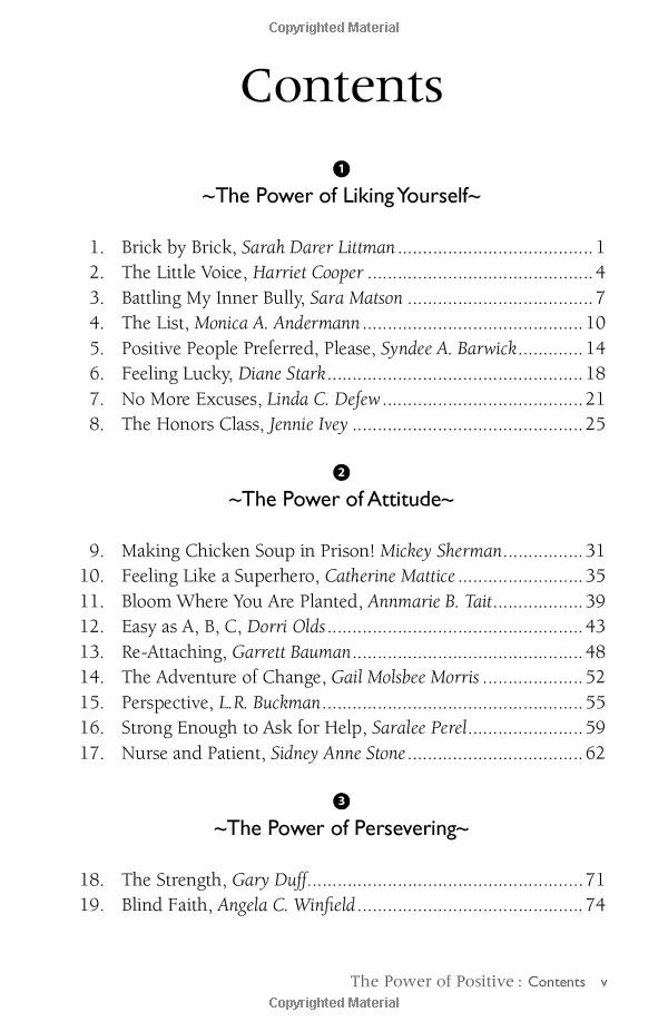 Chicken Soup For The Soul: The Power Of Positive: 101 Inspirational Stories About Changing Your Life Through Positive Thinking