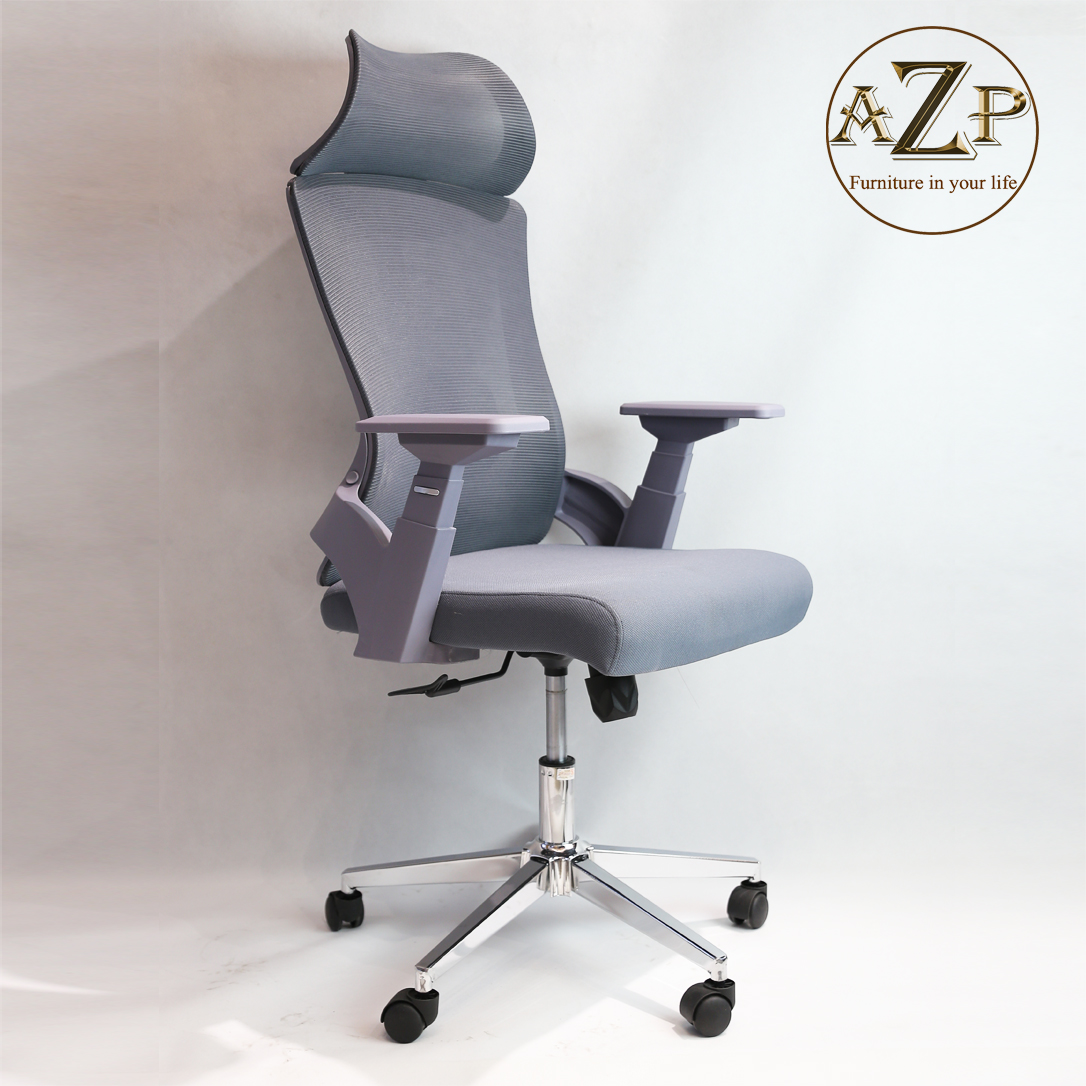 Siêu Phẩm Độc Quyền Ghế Văn Phòng AZP FURNITURE Ergonomic AZP-9153-XAM dòng Thời Trang 