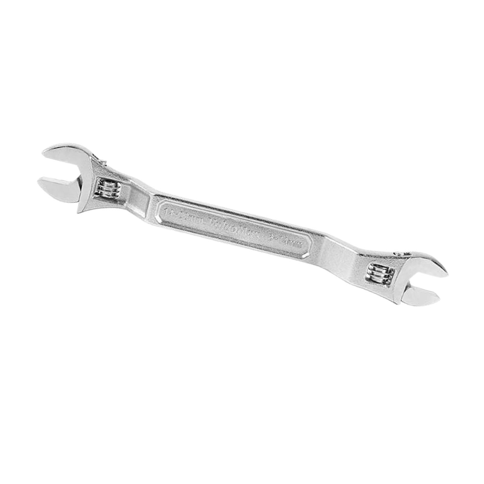 Double Head Adjustable Wrench 6mm to 22mm Multifunctional Flexible Spanner