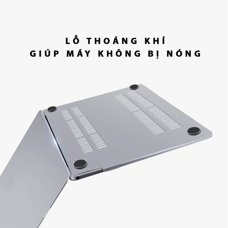 Case, ốp dành cho Macbook đủ dòng - Loại Hở Táo - Hàng chính hãng