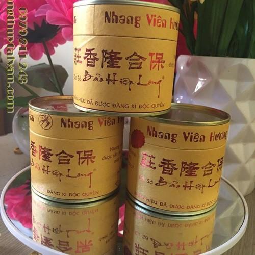 Nhang nụ Trầm hương 40 viên Bảo Hiệp Long(5 HỘP tặng Khay sứ đựng Nụ)