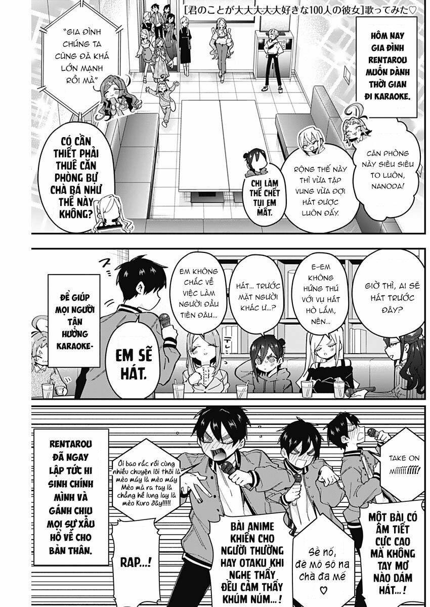 Kimi No Koto Ga Dai Dai Dai Dai Daisuki Na 100-Ri No Kanojo Chapter 38: Karaoke cực mạnh - Trang 0