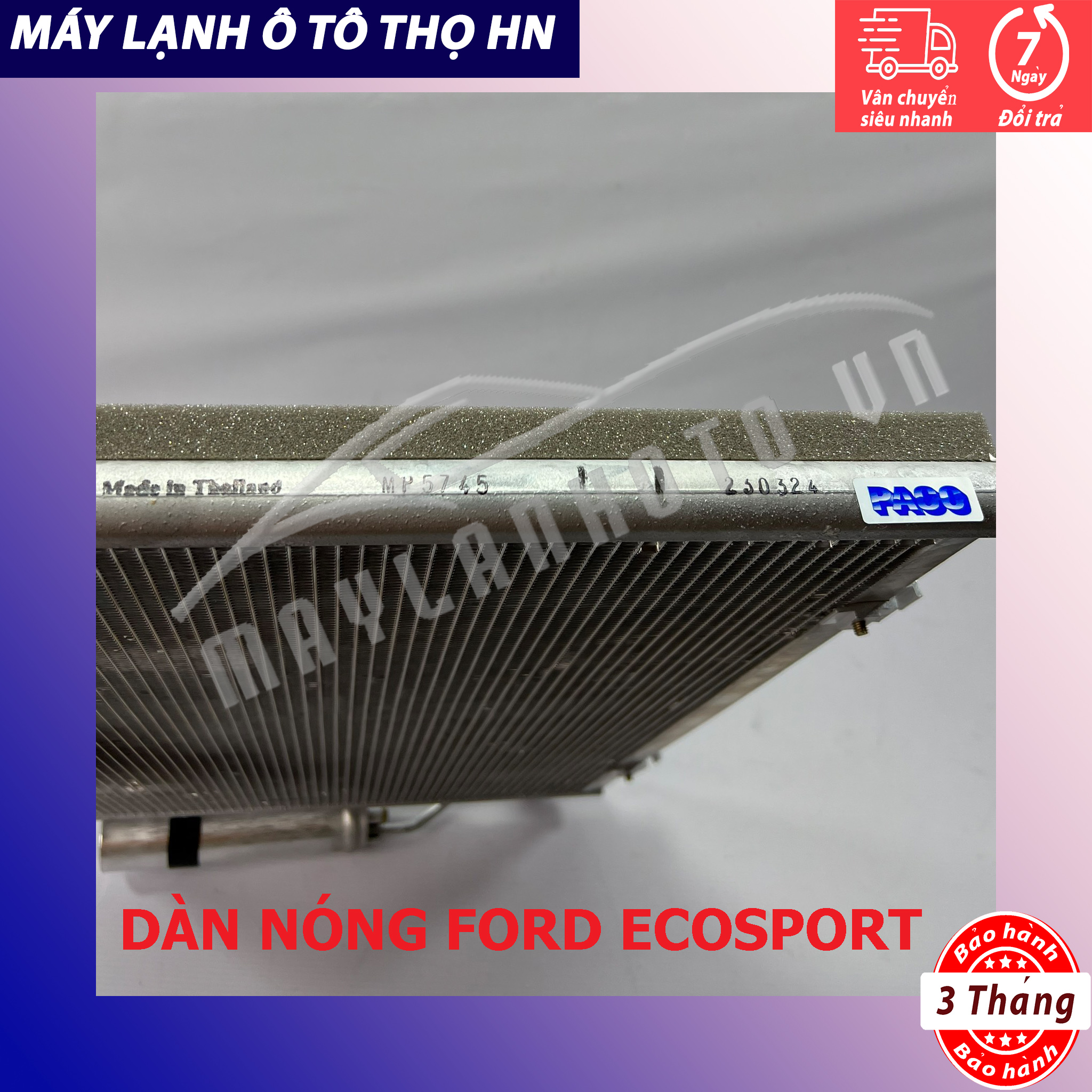 Dàn nóng Ford Ecosport Hàng xịn Thái Lan
