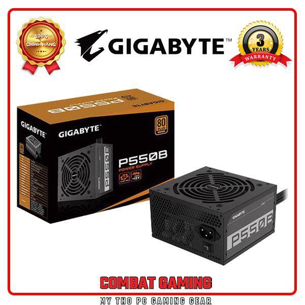 Nguồn GIGABYTE GP P550B 550W (80 PLus Bronze/Màu Đen) - Hàng Chính Hãng