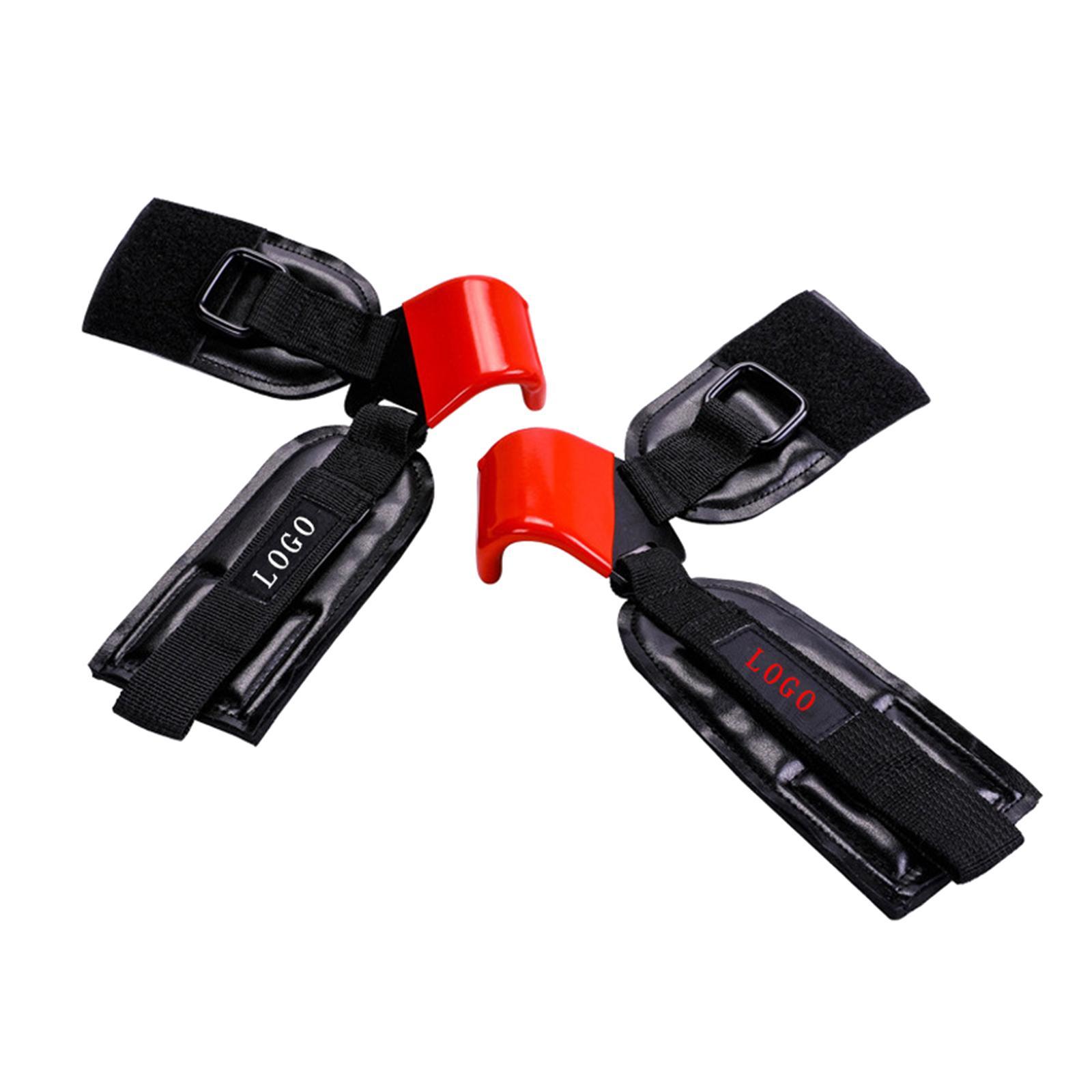 Gym Fitness Lifting Hooks Straps Hand Bar Wrist Support Pull Hook
