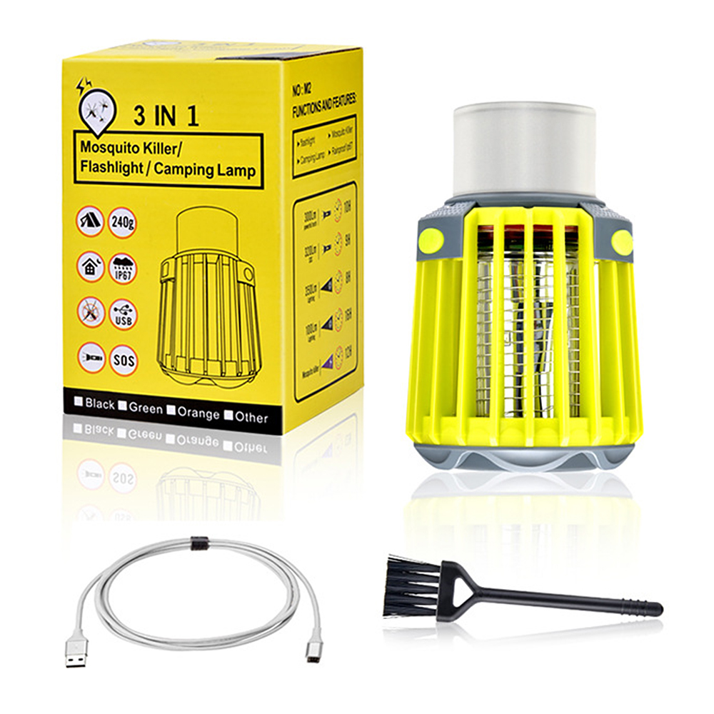 Đèn Cắm Trại Đa Năng 3 Trong 1 Chống Nước IP67 Có Thể Sạc Lại