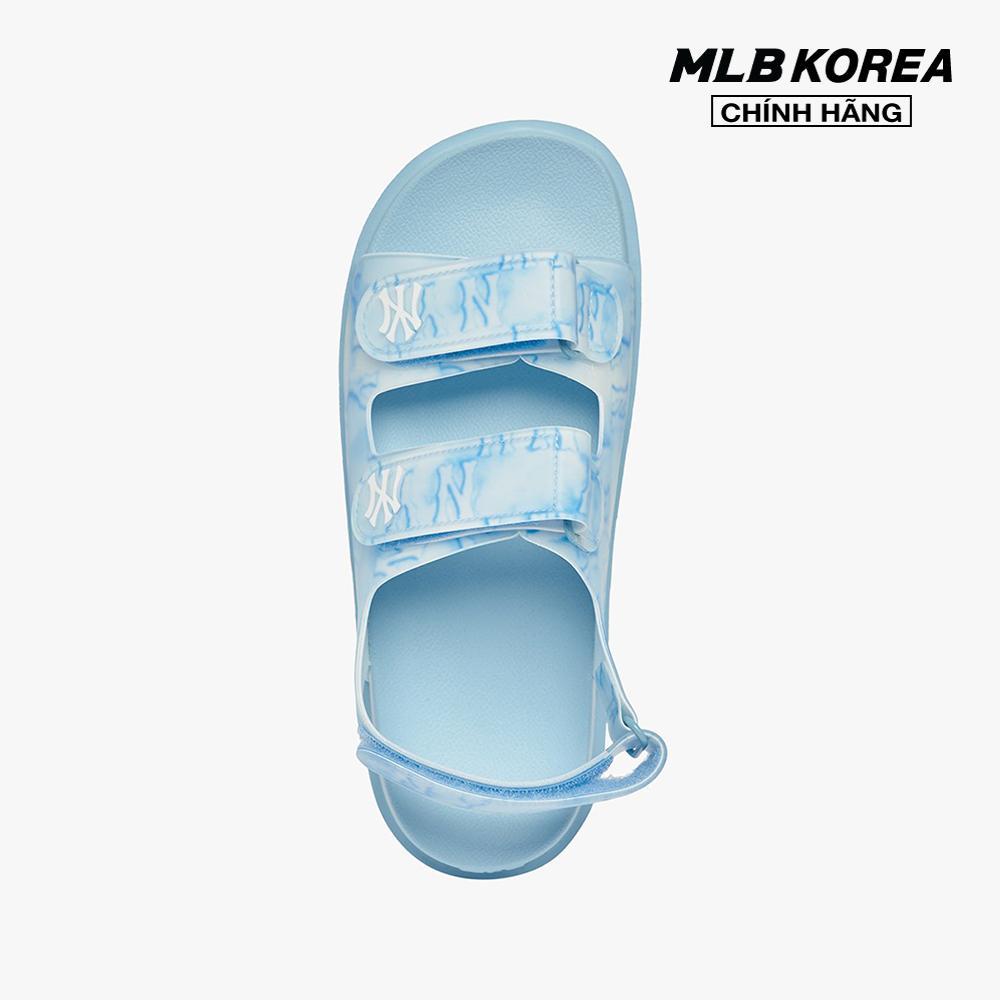 MLB - Giày sandals unisex đế thấp quai ngang Chunky Water Monogram 3ASDCMS33