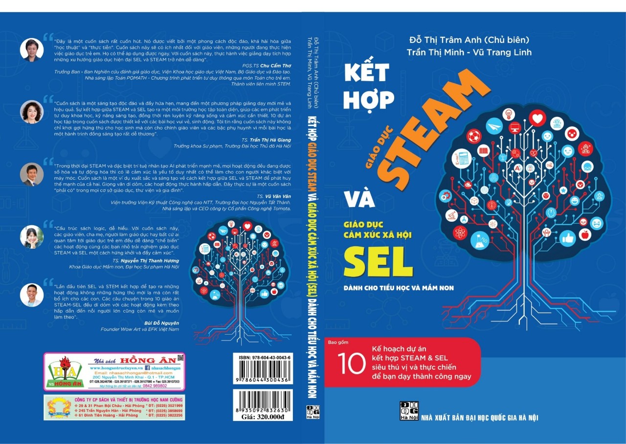 Sách - Kết hợp giáo dục steam và giáo dục cảm xúc xã hội sel dành cho tiểu học và mầm non ( HA)