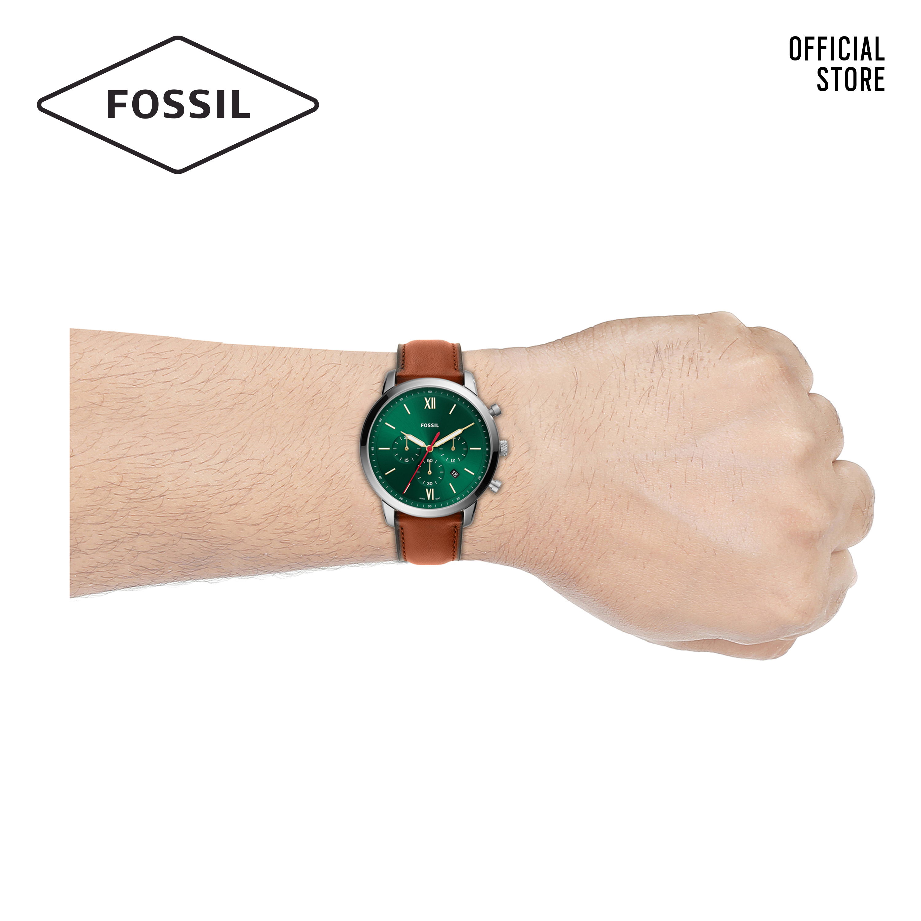 Đồng hồ nam Fossil Neutra dây da FS5735 - màu nâu