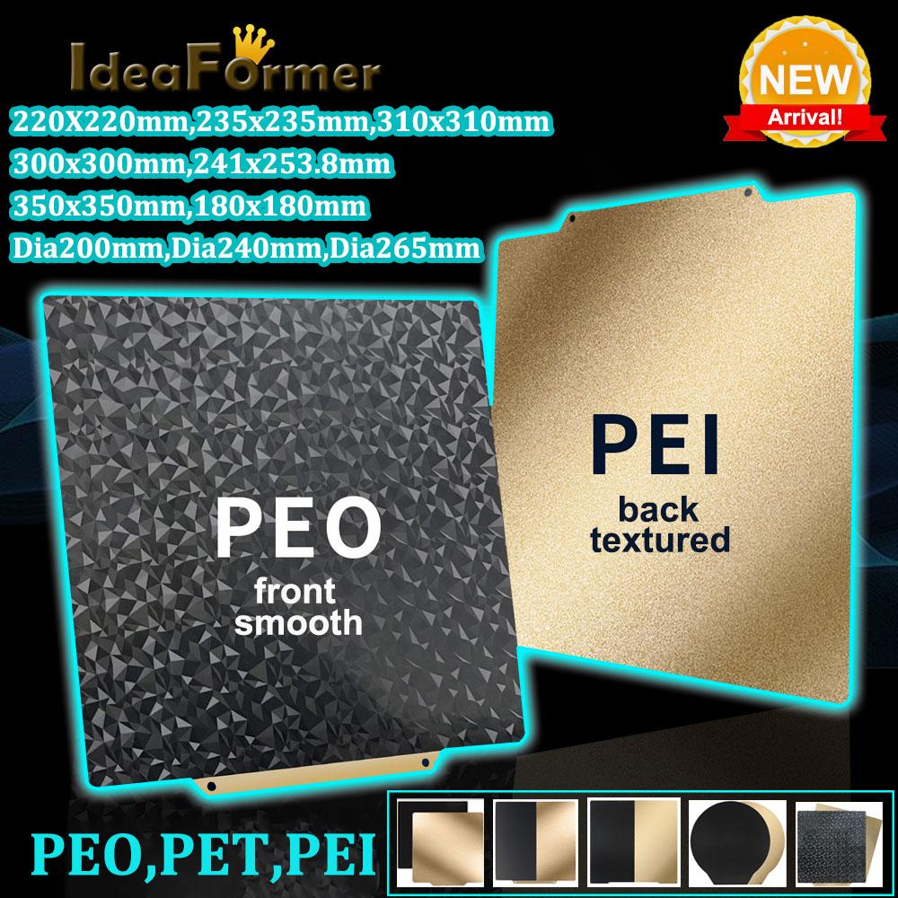 Tấm giường đôi PEO/PET PEI Spring Steel Tấm PEI BED BASE BASE